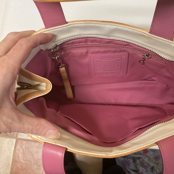 Coach Hampton Nylon Mini Tote Weekender Handbag 4275 - Picture 9 of 17